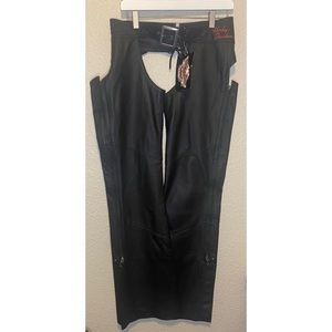 Harley-Davidson Men’s Leather Chaps Size‎ Small New with Tags